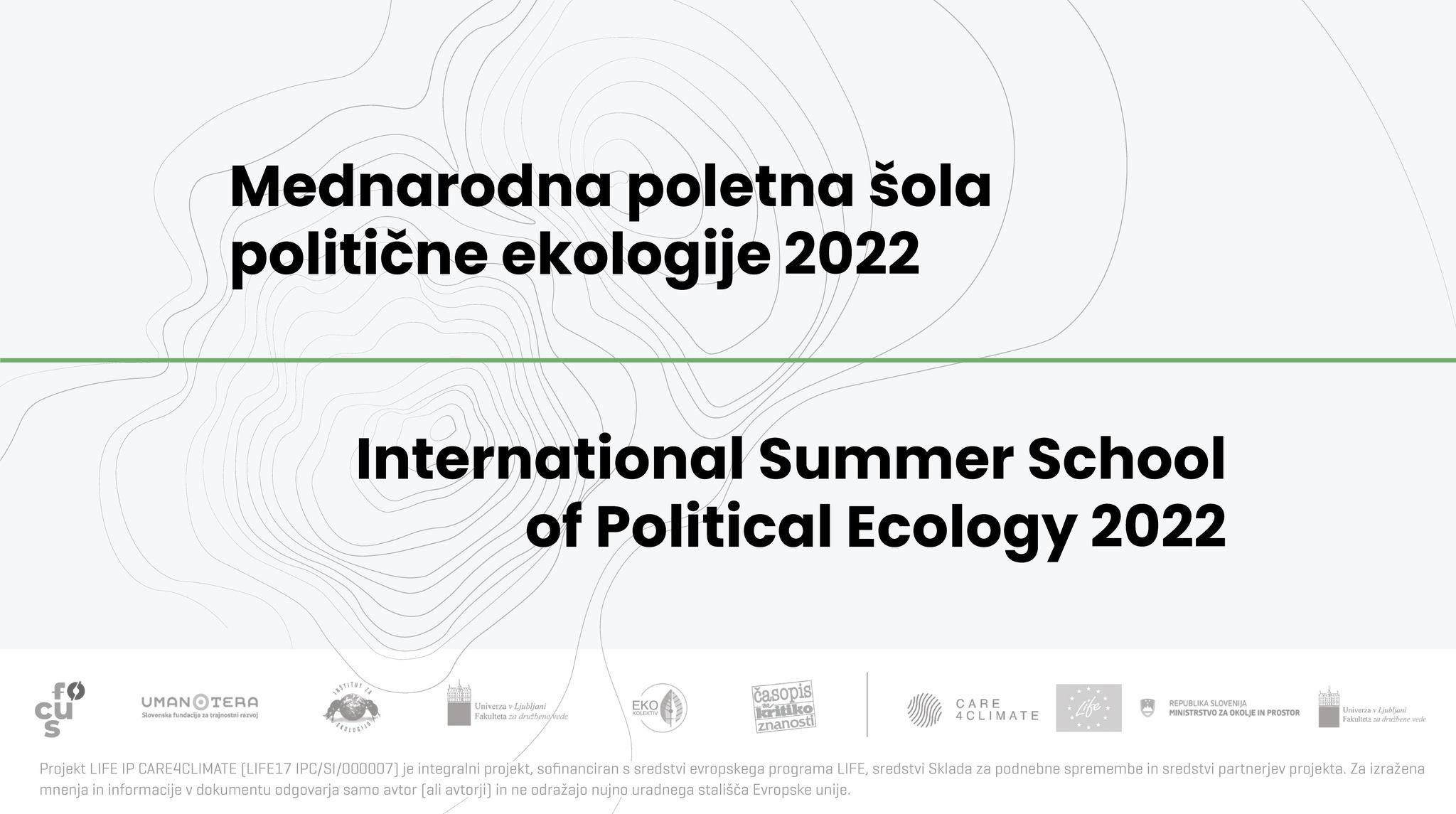 Summer School of Political Ecology